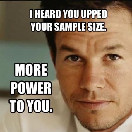 Image of a tweet about sampling bias