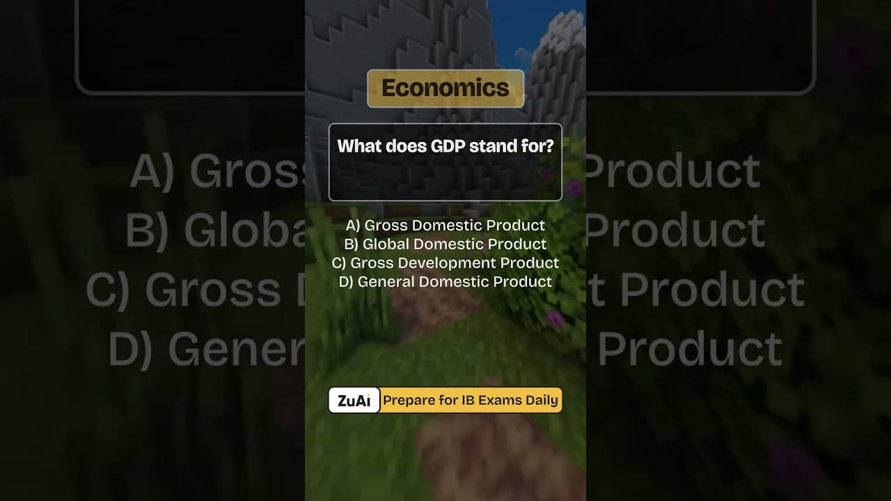 IB Economics quiz!! #ibdp #shorts