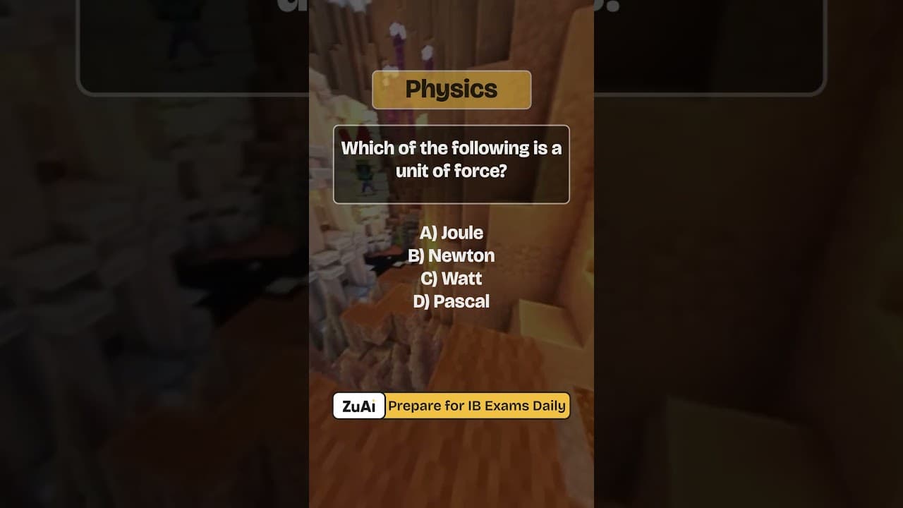 Is IB Physics easy!? 🤯 #ibdp #quiz
