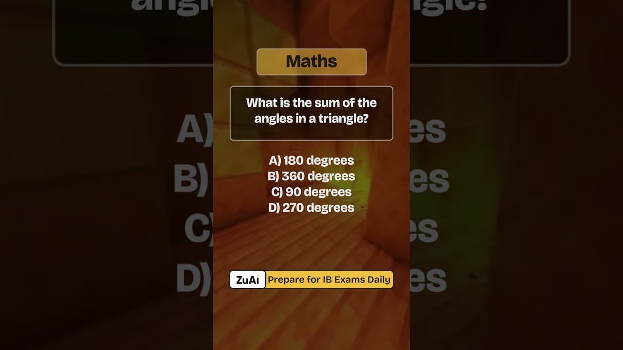 Angles of triangle what?? #maths  #quiz