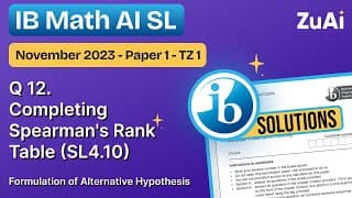 Math AI SL November 2023 Paper 1 TZ 1