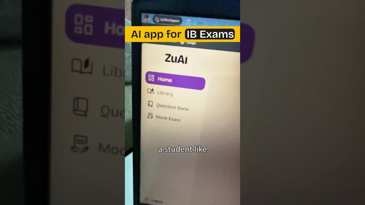 😲 AI App for IB Exams #ibdp #ibboard