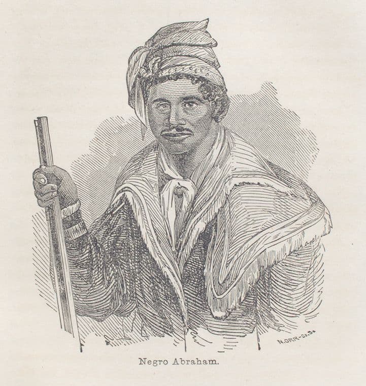 Abraham, a Black Seminole leader, 1863