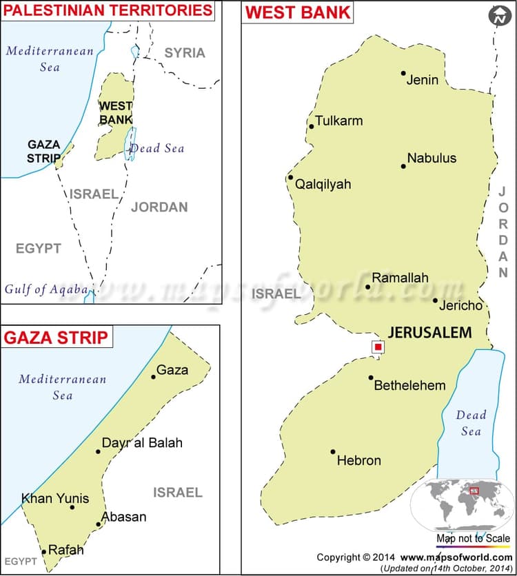 Palestinian Political Map