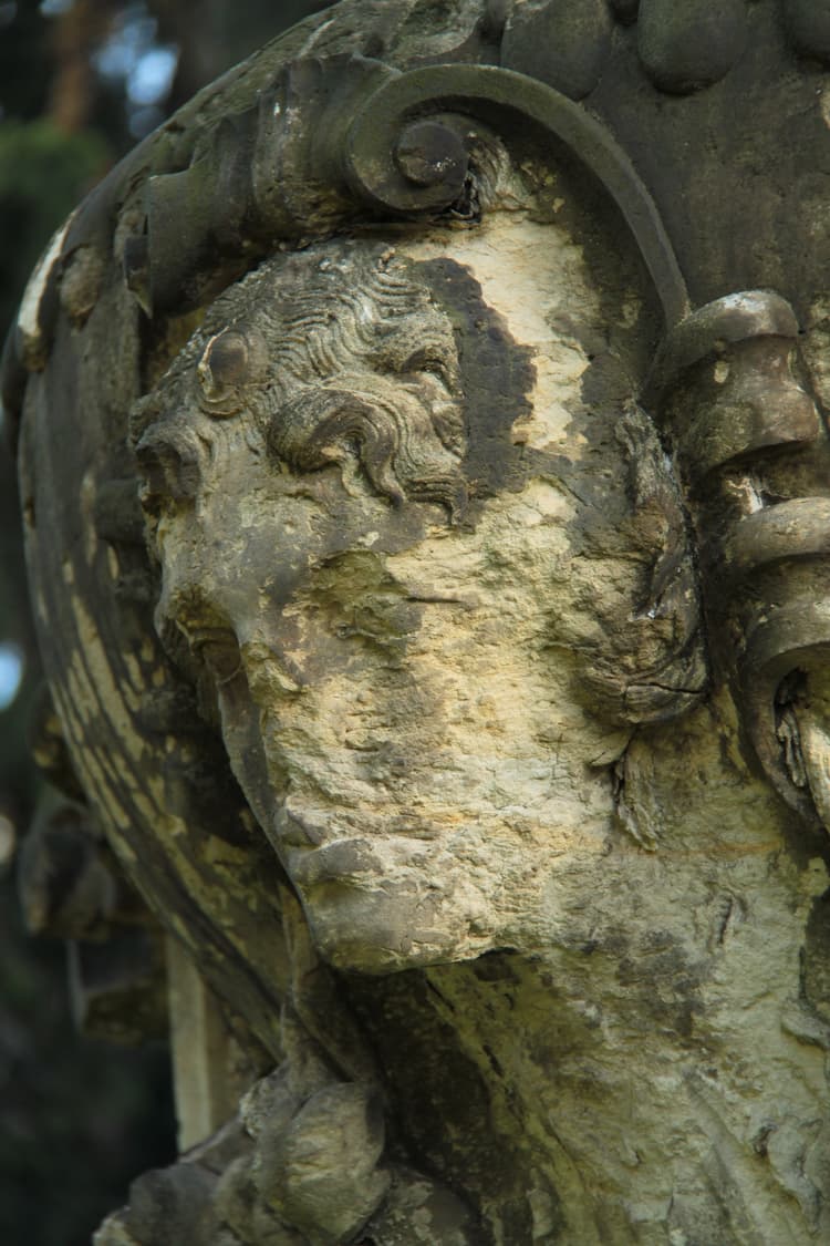 Image of an eroded sculpture