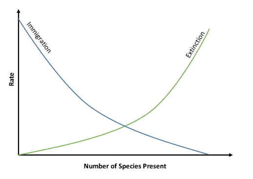 Island Biogeography Graph