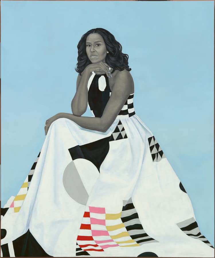 Portrait of Former First Lady Michelle Obama by Amy Sherald, 2018