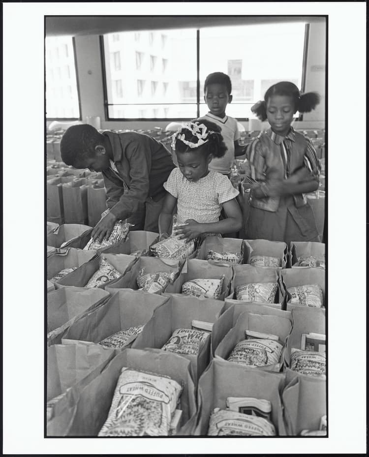 Black Panther Free Food Program, 1972